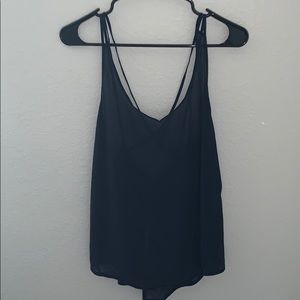 Lululemon | Open tie back sheer tank
